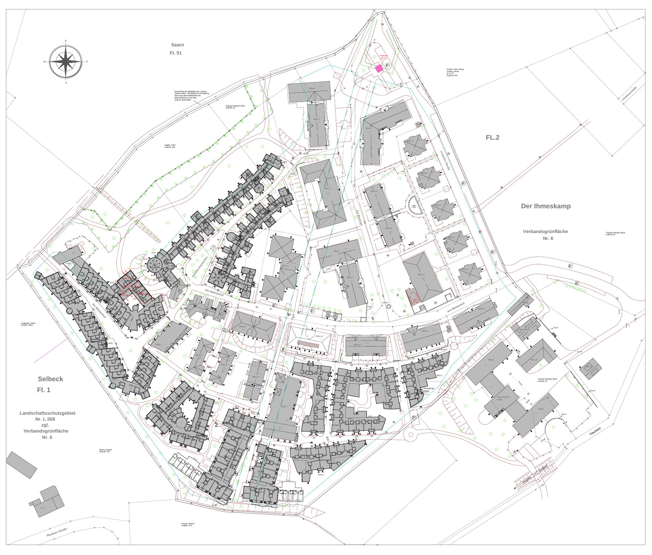 Campusansicht Das Dorf / Dorf Saarn